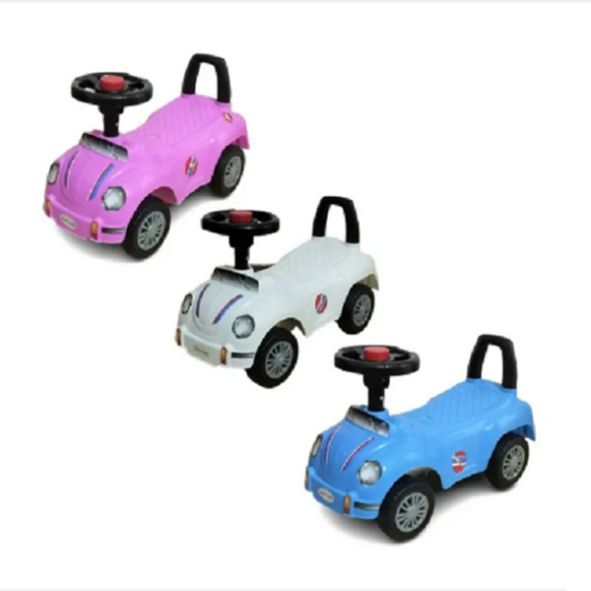 Tolo & Twister Fiber Body RideOn Car with Lights & Music Red & White - Imported