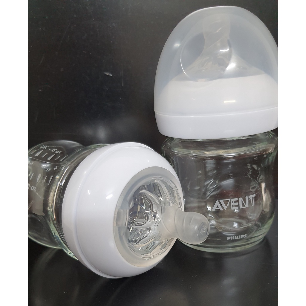 Thanh lý Bình thủy tinh avent natural 120ml