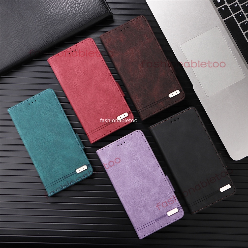 Bằng da nắp gập Ốp điện thoại cho realme C51 realmec51 realme C53 realmec53 khung vỏ vỏ lưng chống sốc