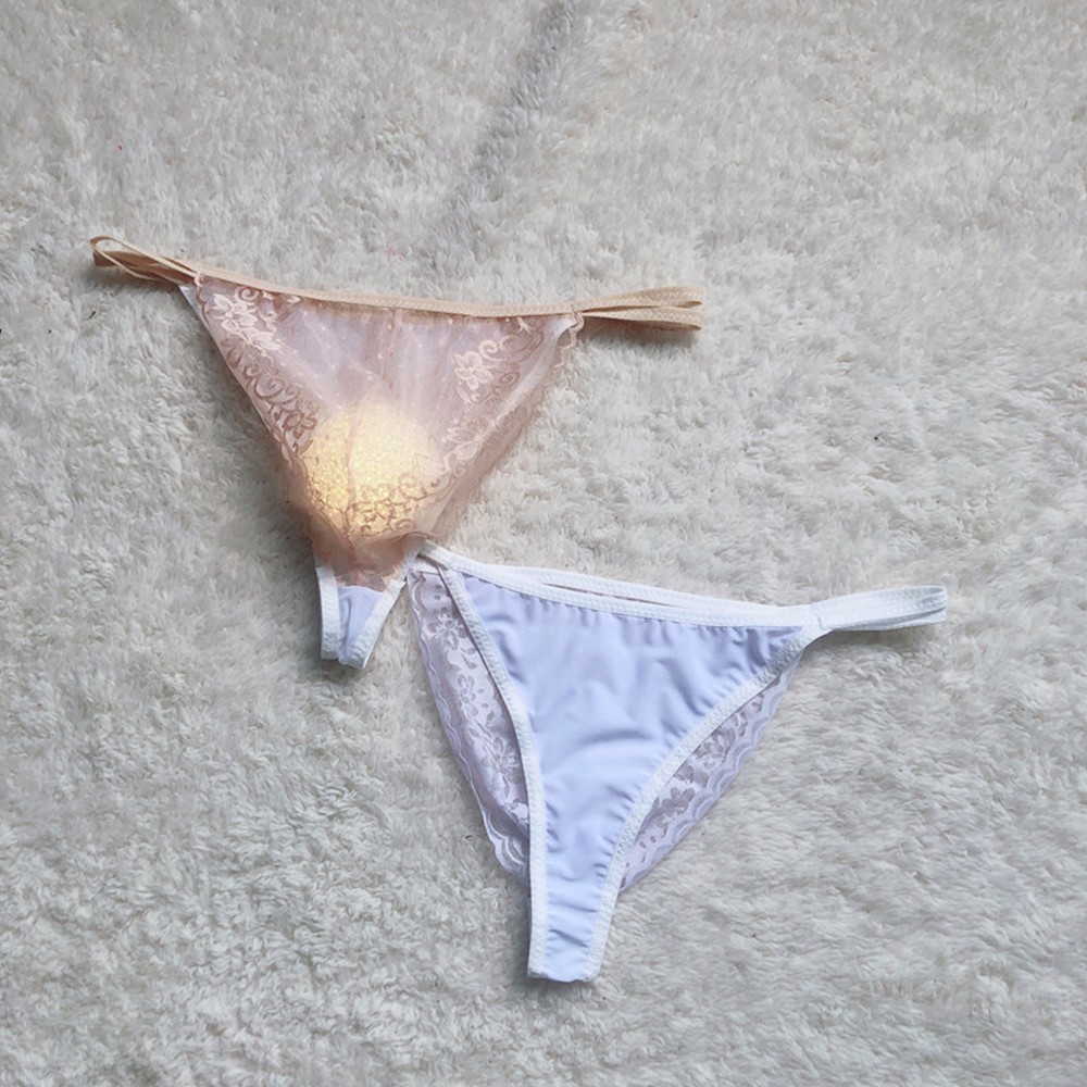 【BLUEHOPE】 Bikini Underpant Breathable Briefs Comfortable G String Pouch Sheer Soft