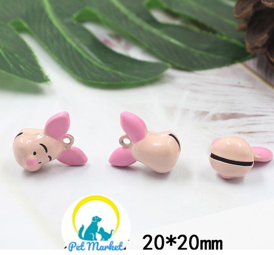 CHUÔNG CỔ HÌNH THÚ CHO THÚ CƯNG ĐEO CÙNG VÒNG CỔ
