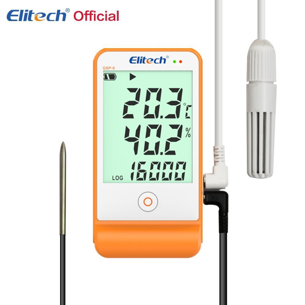 Nhiệt ẩm kế tự ghi Elitech GSP-6 PRO (ĐÃ BAO GỒM HIỆU CHUẨN 12 THÁNG)