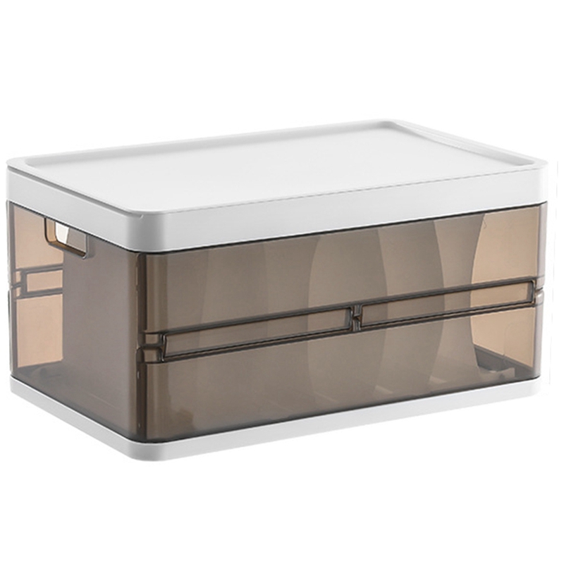 Pants Storage Box, Clothes Compartment Box, Household T-Shirt Wardrobe Clothes Organizer Box, with Partition-In Stock