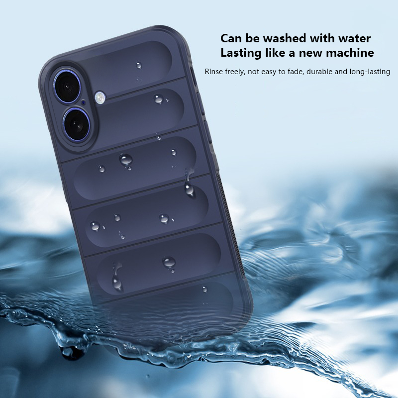 【Phantom Shield】Sroof Case For iPhone 16 Plus Pro Max New liquid silicone case lens full wrapped skin feel solid color thickened non-slip anti-fall shock absorption Phone Case Back Cover. 