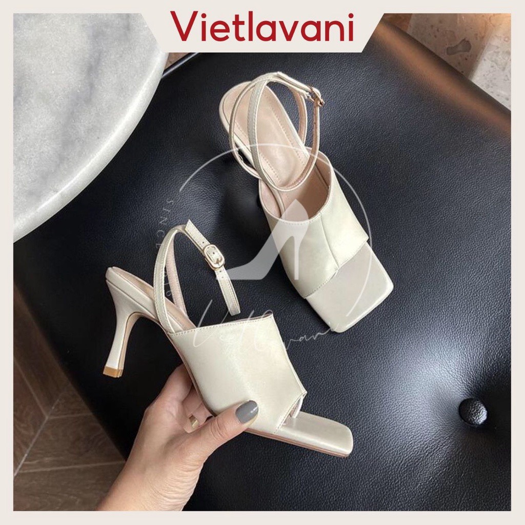Giày saldan cao gót 7 phân Quý phái SRLCS24 VIETLAVANI