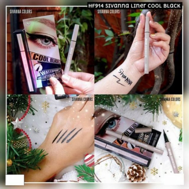 Bút kẻ mắt Luxury Deep Eyeliner SIVANNA COLORS - Mẫu mới