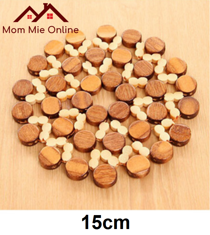[HCM] Miếng lót nồi bằng gỗ cách nhiệt - I003
