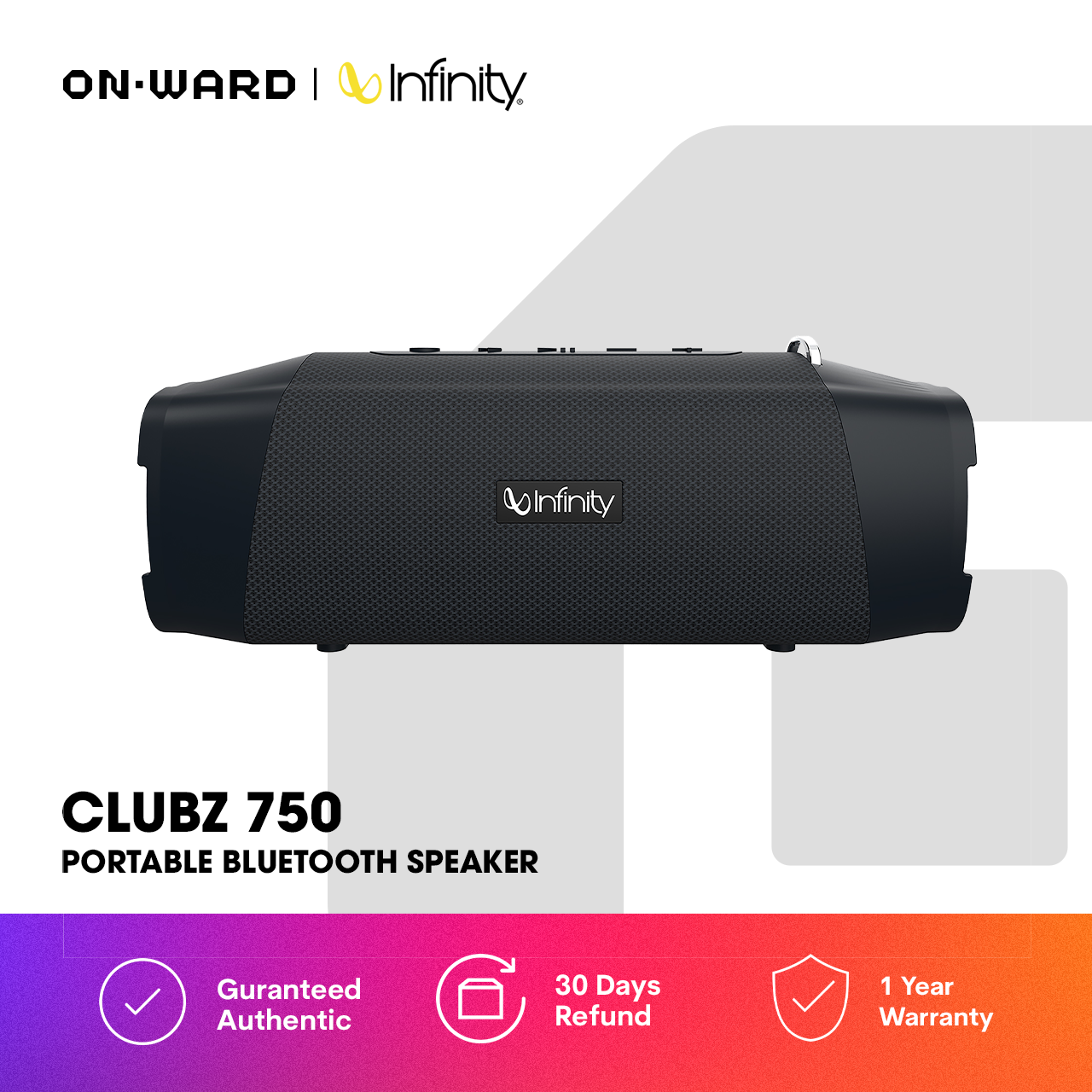 INFINITY CLUBZ 750 Portable Bluetooth Speaker Local Supplier