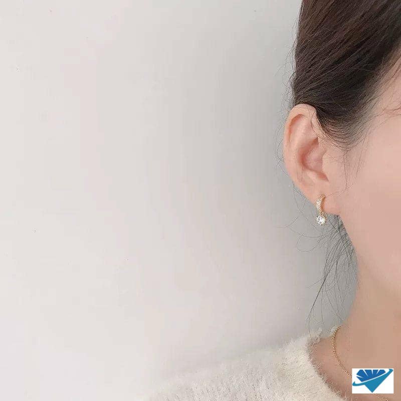 Bông tai bạc thời trang chất liệu bằng bạc s925 MS53c