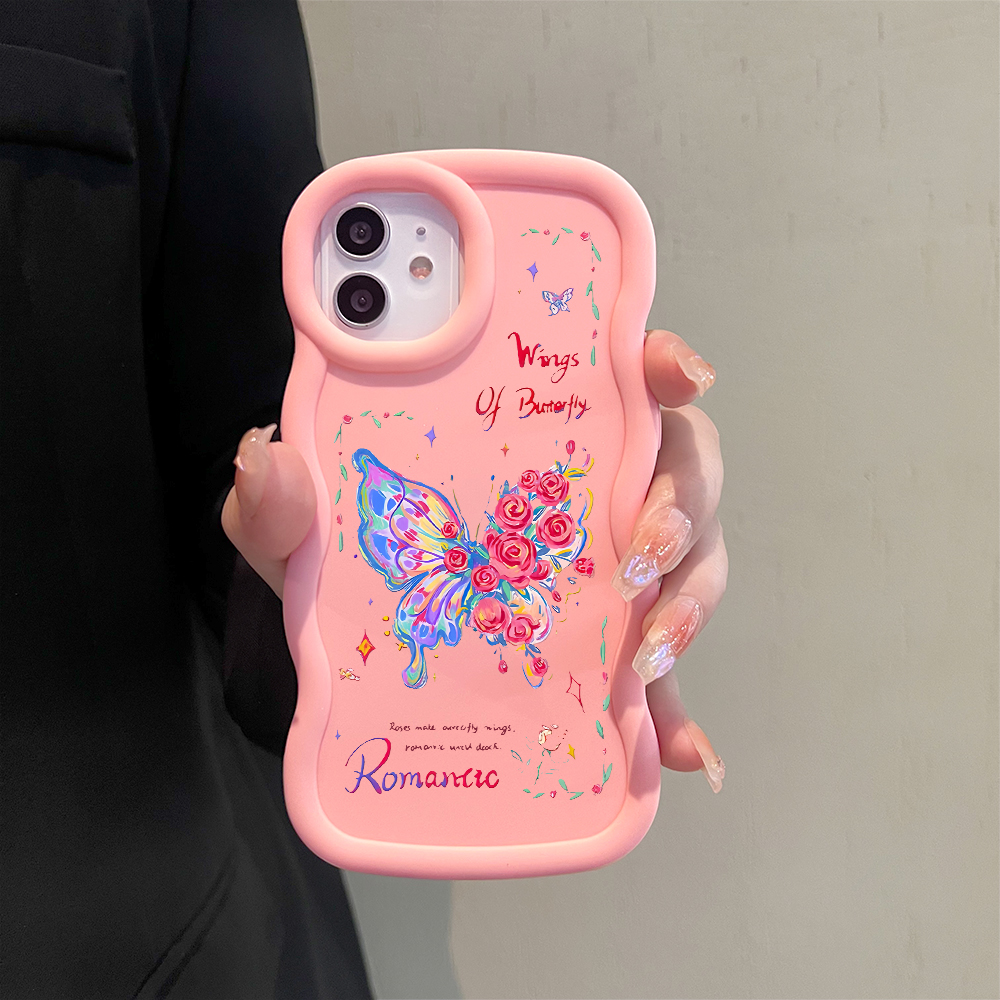 AMORVOR%20for%20Infinix%20Smart%209%20Hot%2050i%20Back%20Cover%20Rose%20Butterfly%20Pattern%20Luxury%20Phone%20Case%20Macaron%20Wave%20Soft%20Silicone%20Mobile%20Cover%20-%20Image%209