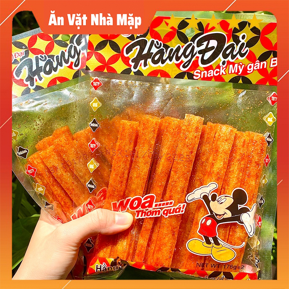 Snack mỳ gân bò hằng đại thơm ngon gói 176g