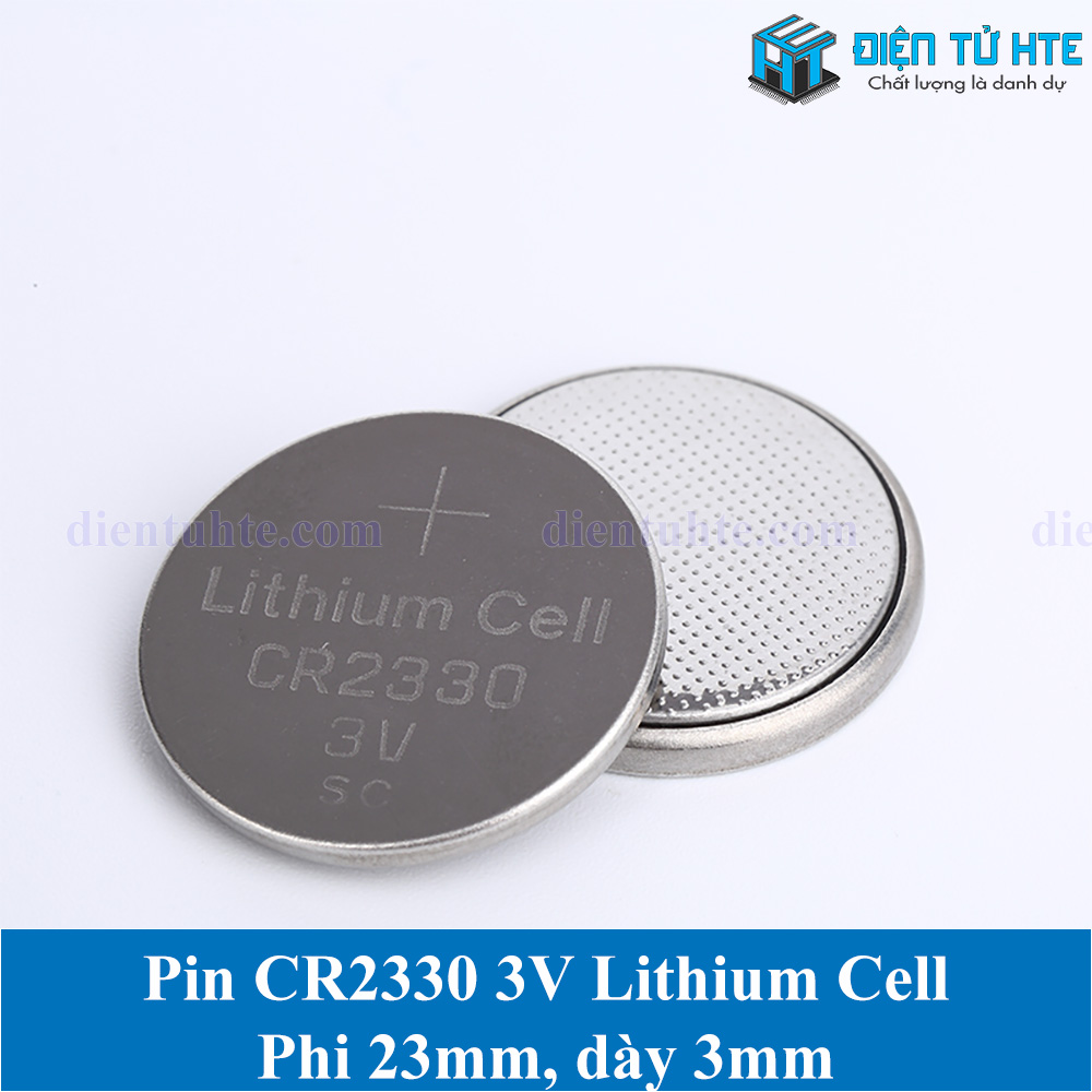 Pin lithium cell cr2330 2330 3v