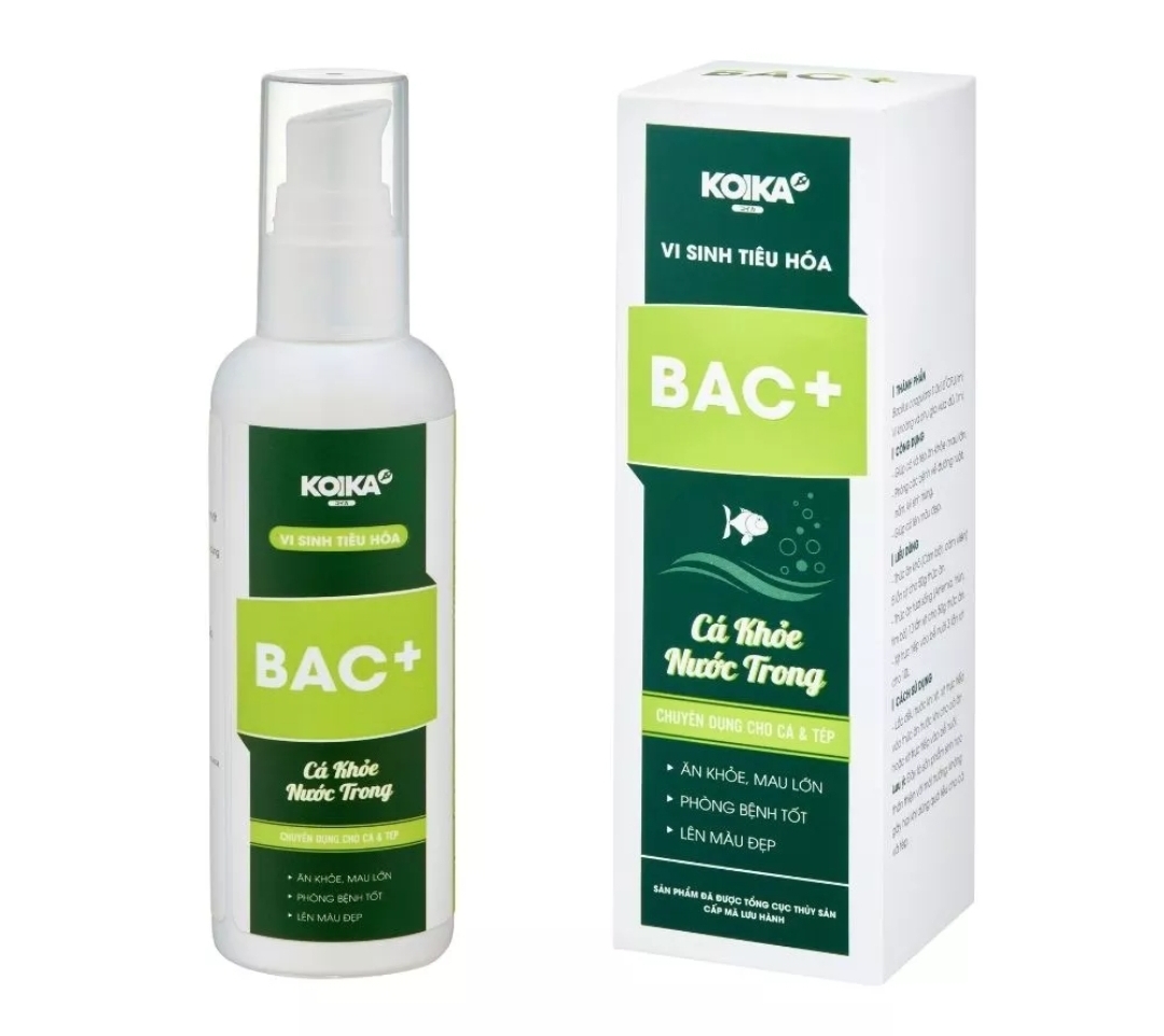 KOIKA BAC+ .Men Vi Sinh Tiêu Hóa Cho Cá Cảnh Thủy Sinh