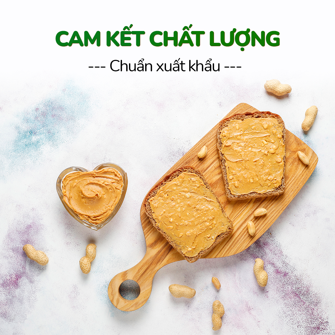 [HCM]Bơ đậu phộng Crunchy 400gr (loại còn hạt)