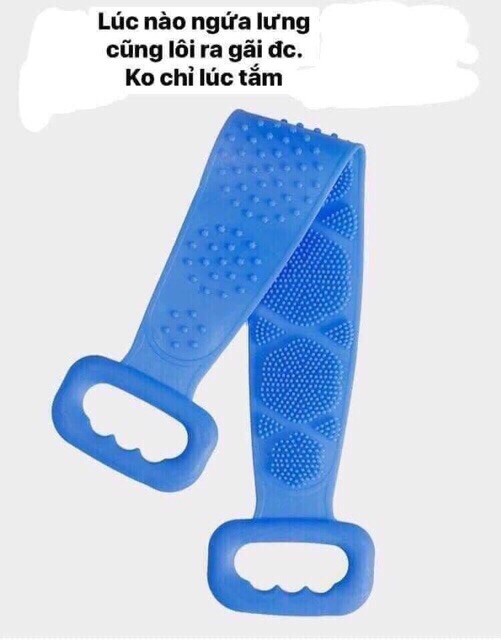[ HÀNG CÓ SẴN ] dây tắm chà lưng silicon dùng 2 mặt ⭐