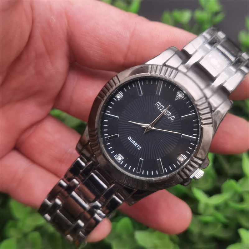 【versatile style】【Very good-looking】跨境经典潮流时尚石英腕表 简约学生表男士钢带休闲手表男女同款 ...