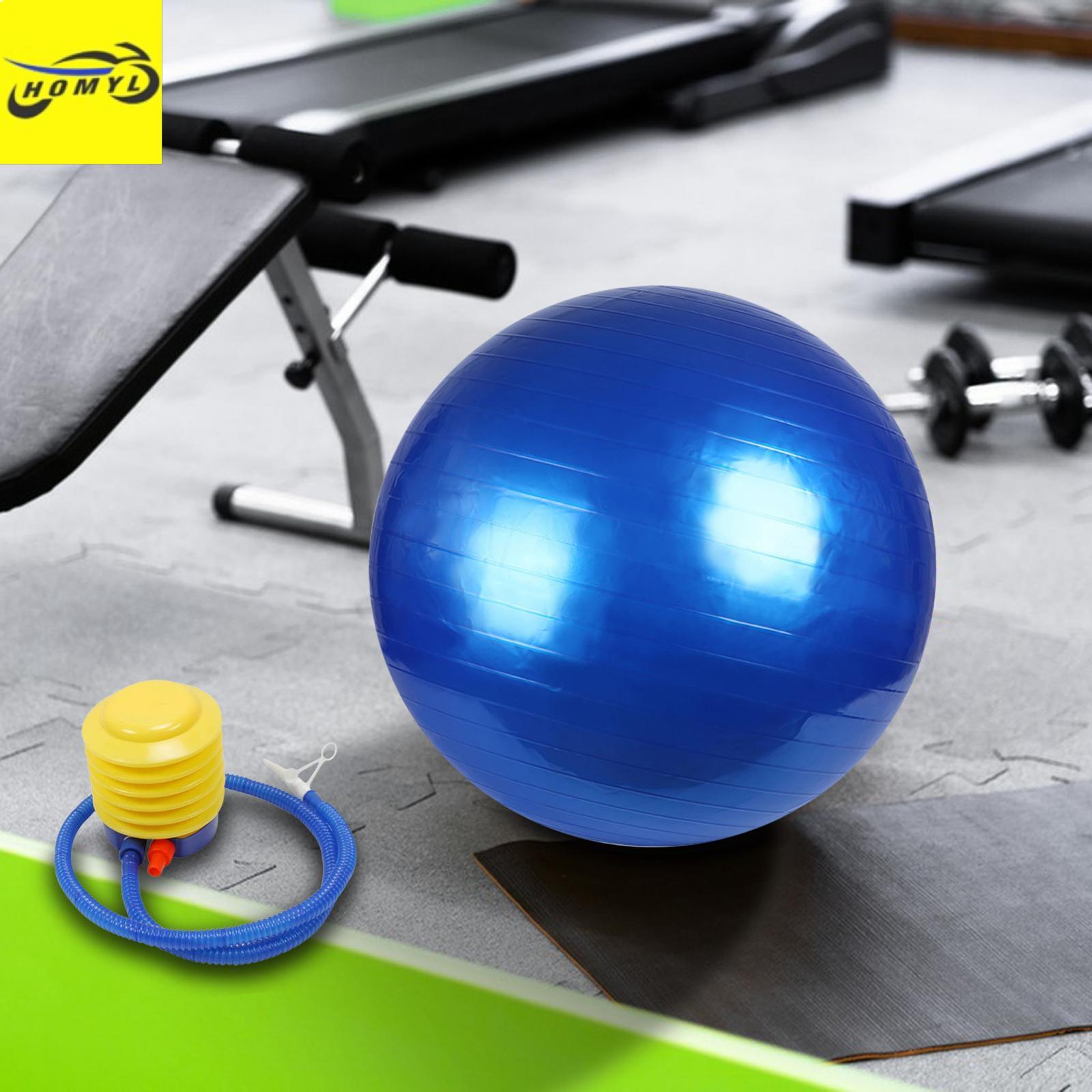 Homyl bóng đá tập thể dục ghế bóng đều với bơm bóng đặt bóng động tác yoga trơn tru, bóng động tác yoga Ballance bóng nặng cho phụ nữ tập nhảy Zumba.