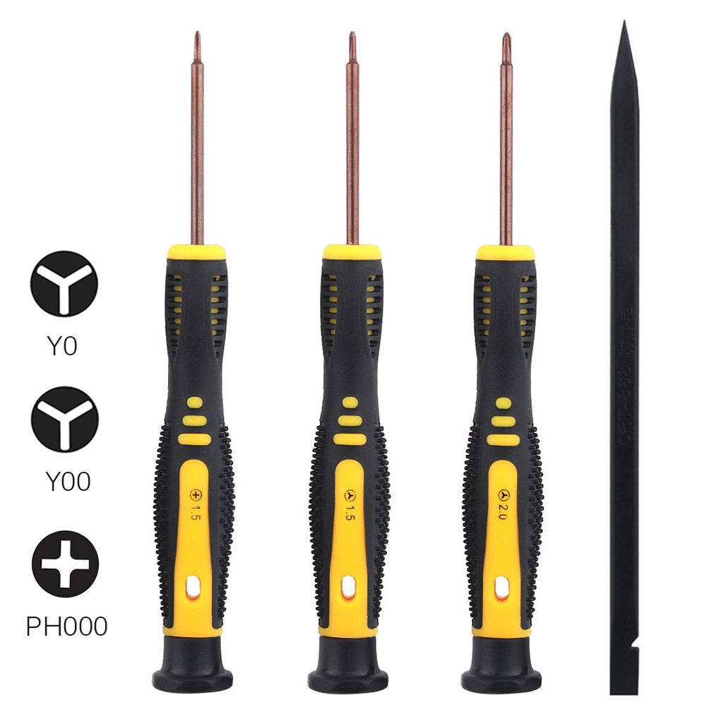 PH000 Phillips Screwdriver 1.5mm Y00 2.0mm Y0 Triwing Tripoint Screwdriver Set for Nintendo