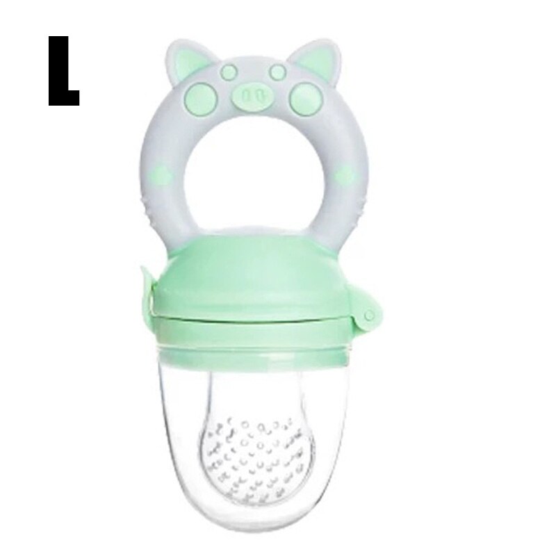 {：“》：”： Baby Food Feeding Spoon Juice Extractor Fruit Feeder Pacifier Baby Feeding Bottle Silicone Gum Fruit Vegetable Bite Eat Feeder