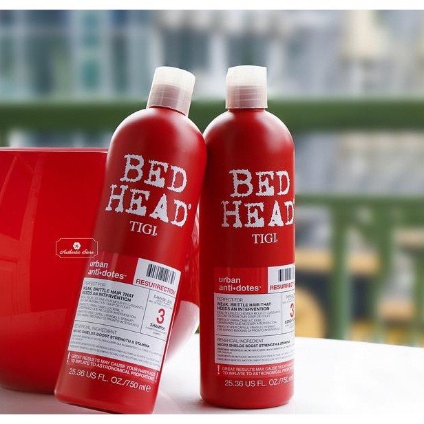 Cặp gội xả Tigi Bed Head đỏ, tím 750ml/chai