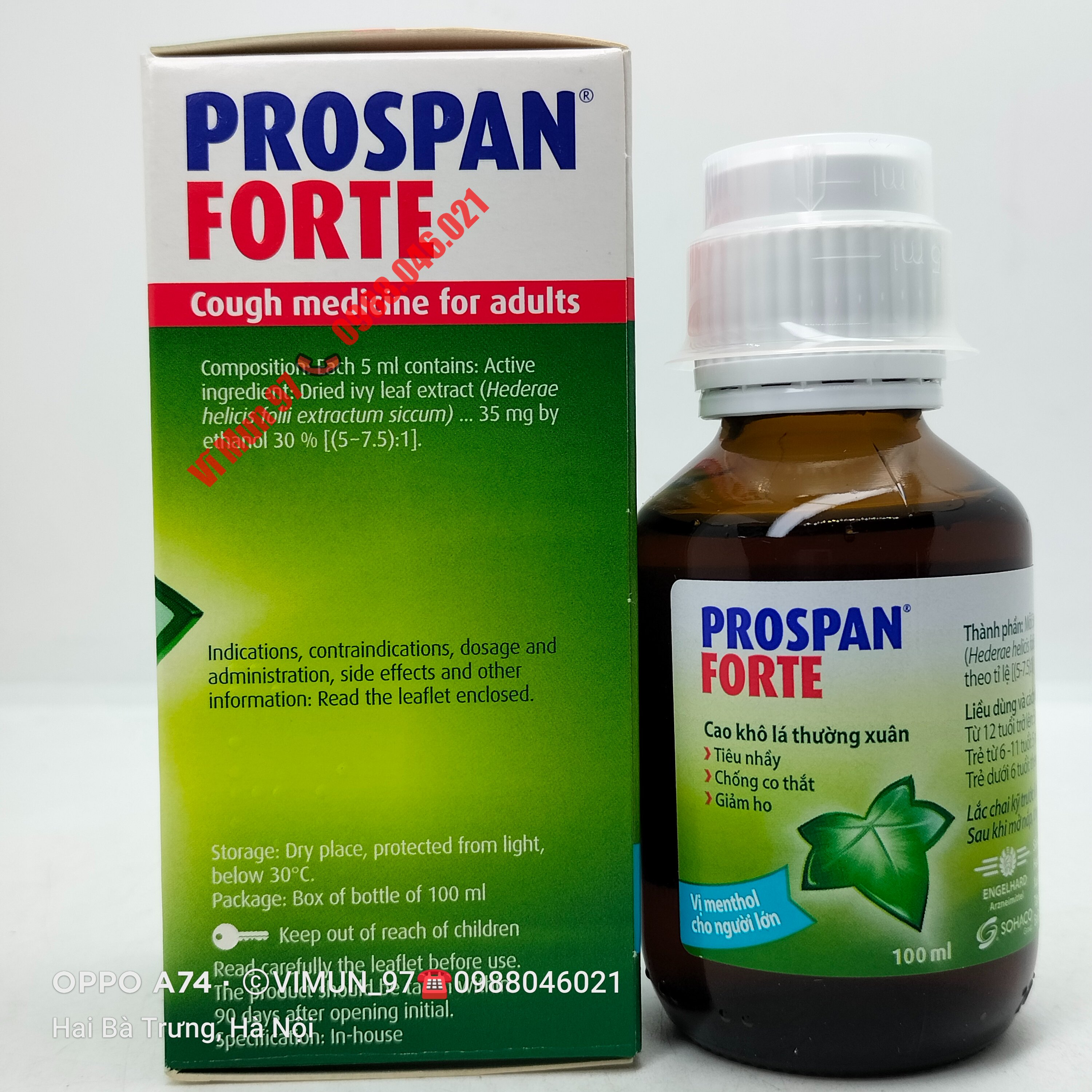 Siro - ho Đức 100ml siro-pro span-Đức 100ml