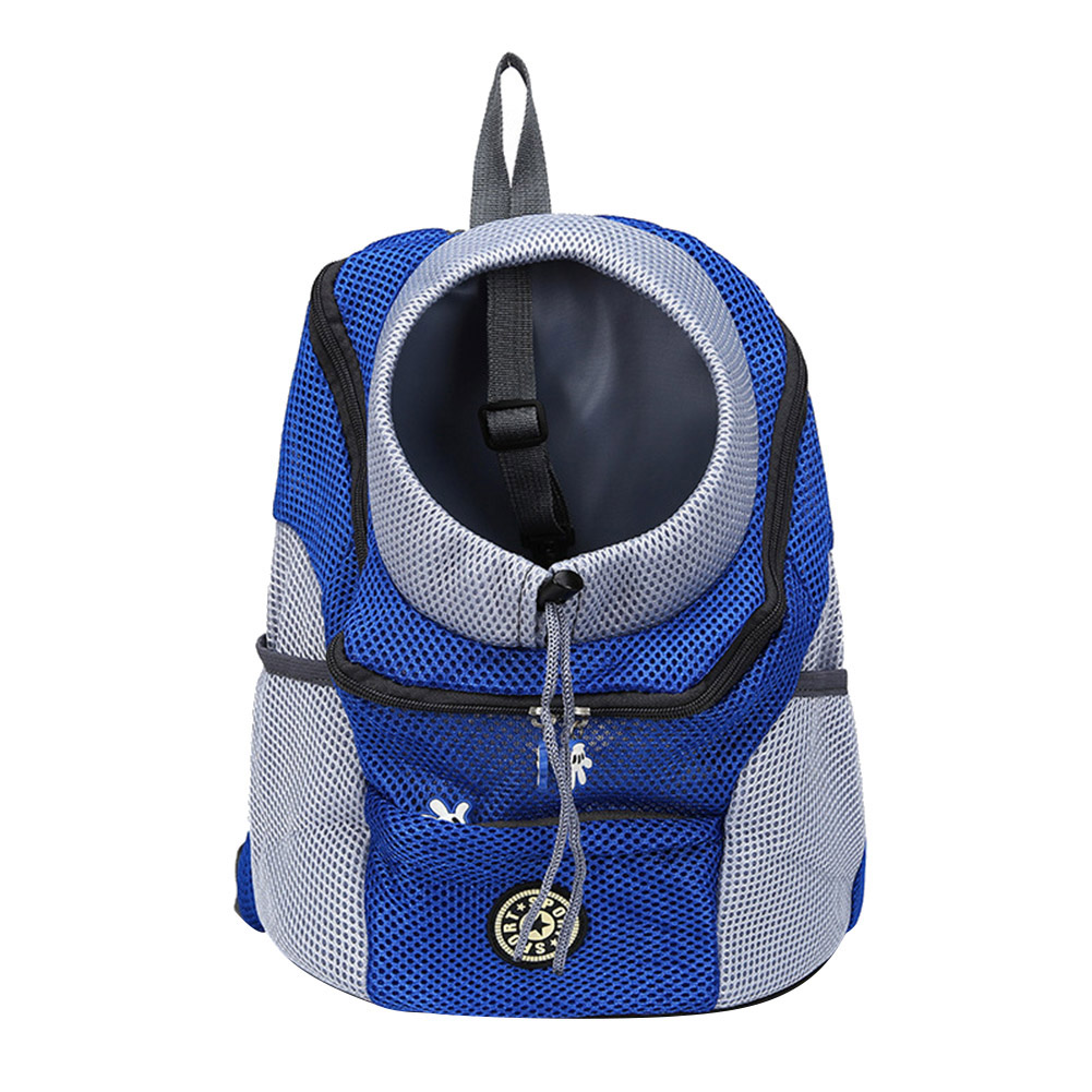 1pc Pet Breathable Head Out Chest Front Carrier Bag Backpack for Dogs Cats Outdoor Travel