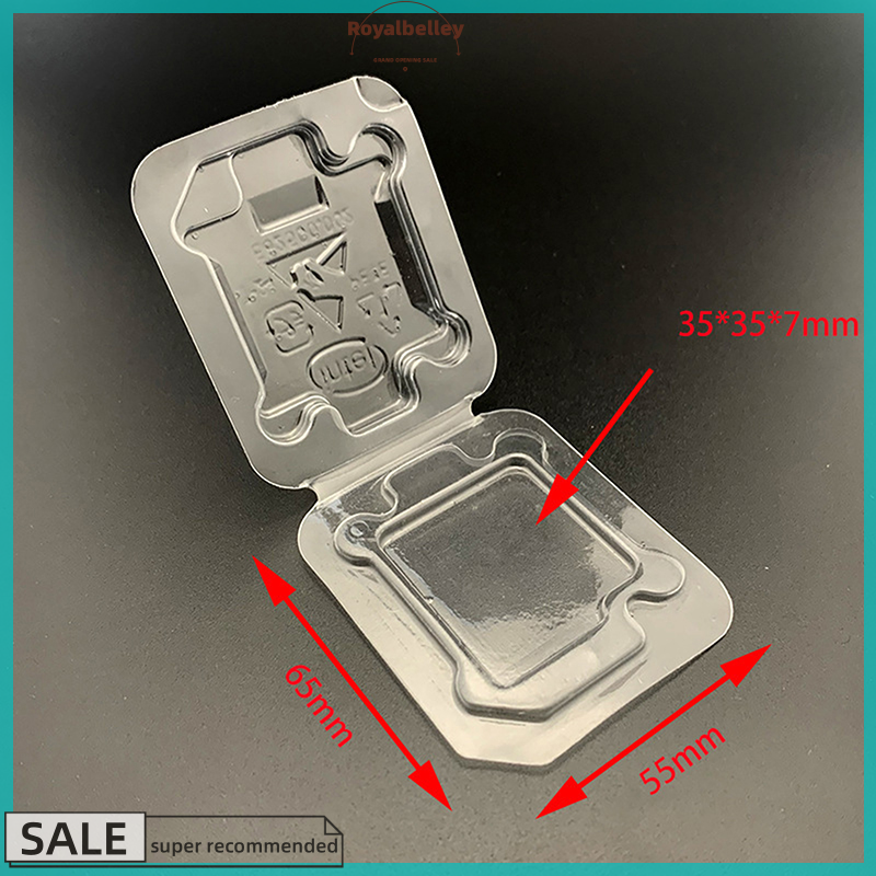 【ROYALBELLEY】 10pcs CPU Clamshell Tray Box AMD Case Holder Protection For AMD AM2 AM3 FM1 FM2