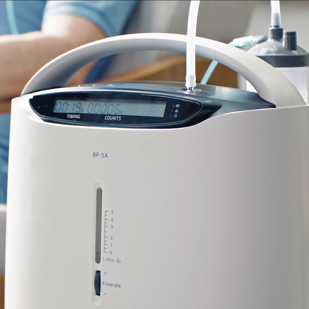 Yuwell Oxygen Concentrator Model 8F-5A 5LPM | 5Ltr Oxygen Flow