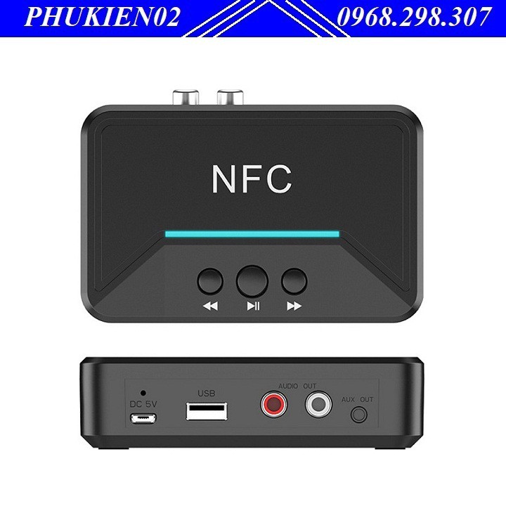 Box Thu Phát Bluetooth Không Dây Nfc Bt200 Cho Loa-Amply