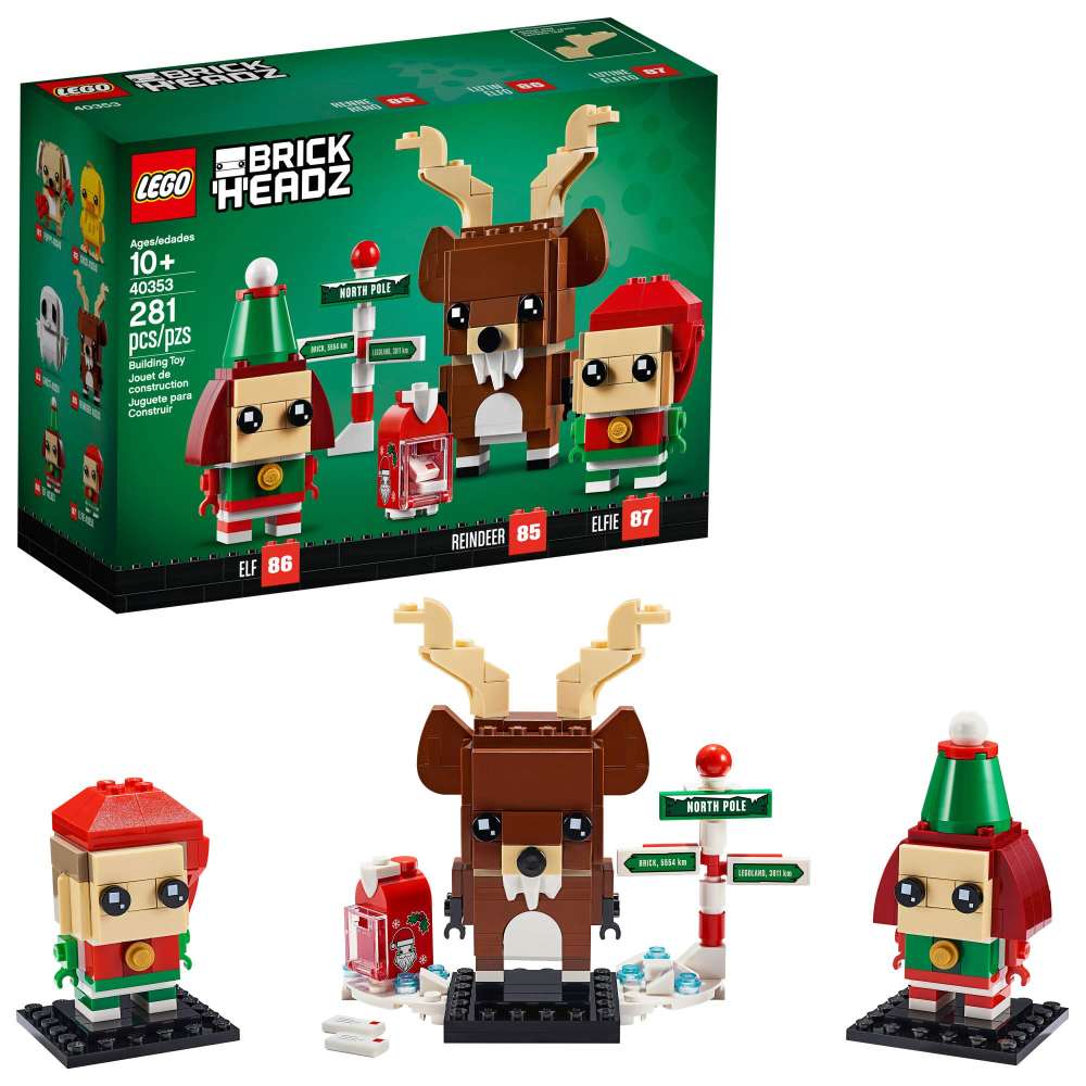 Lego 40353 reindeer, elf & elfie 281pcs 10+đồ chơi lắp ráp lego