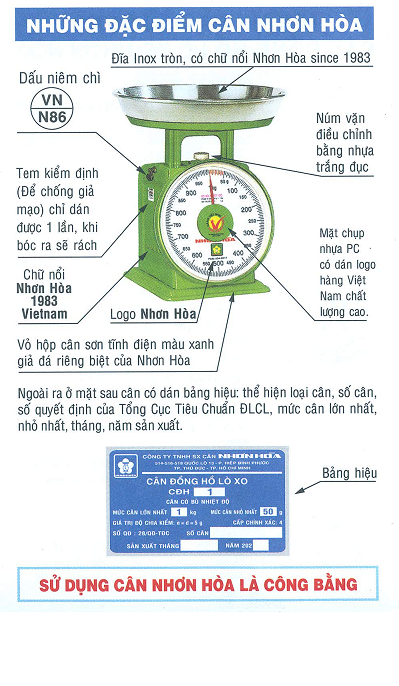 Cân Nhơn Hòa 1 Kg