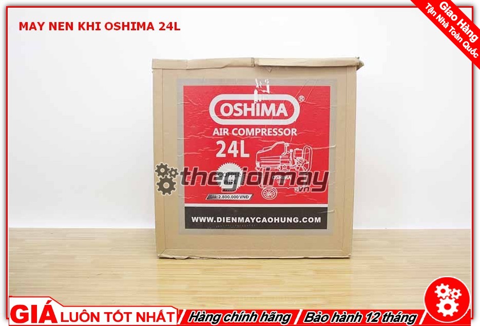 [HCM]Máy nén khí trực tiếp oshima 24l