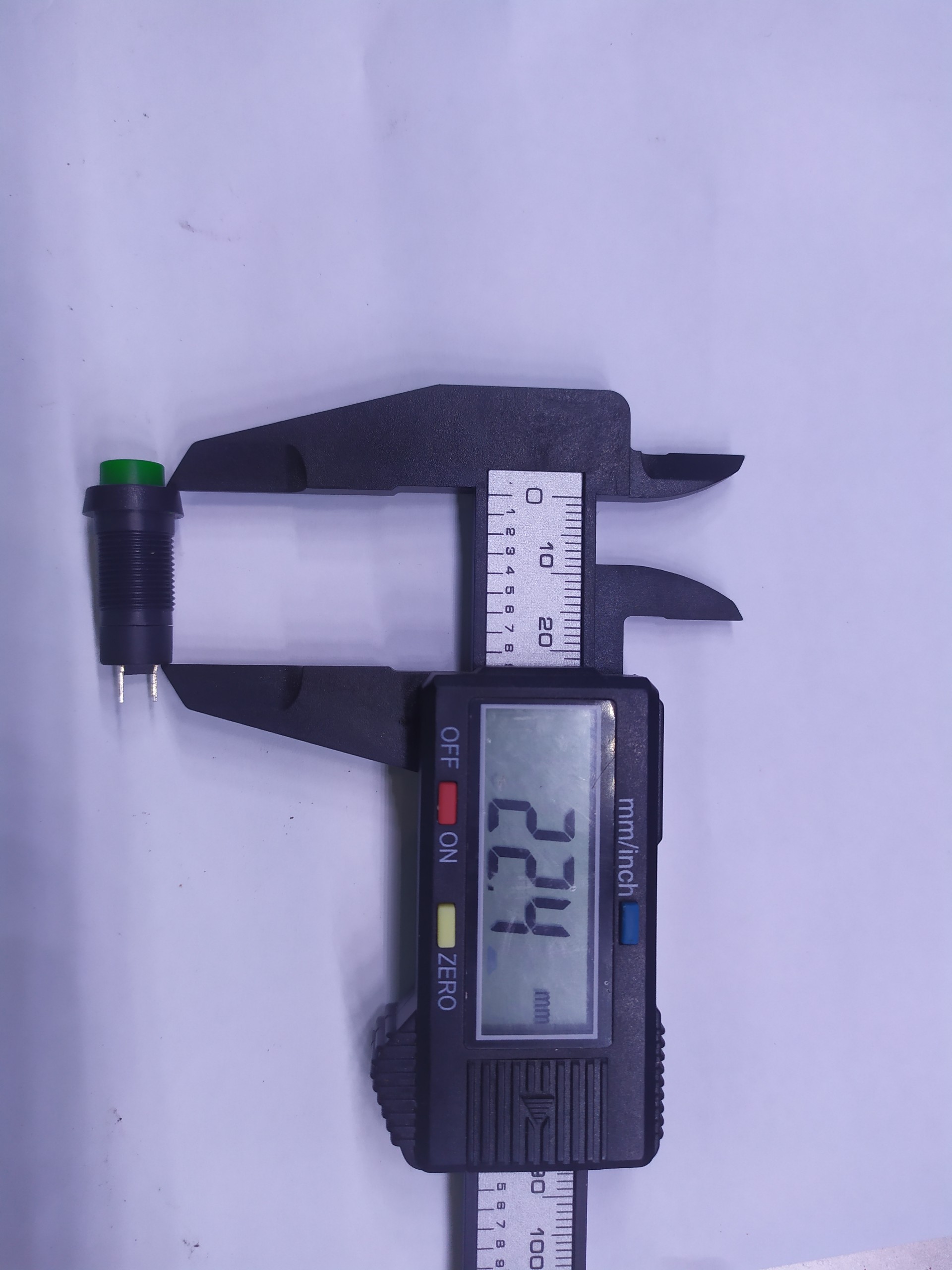 Nút nhấn tự giữ DS-211 10mm ( xanh )