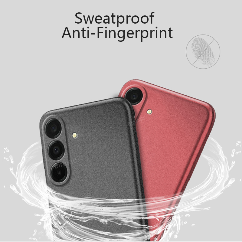 Tokifu For Samsung Galaxy A26 A36 A56 Anti Slip Soft TPU Sandstone Matte Back Case Cover.