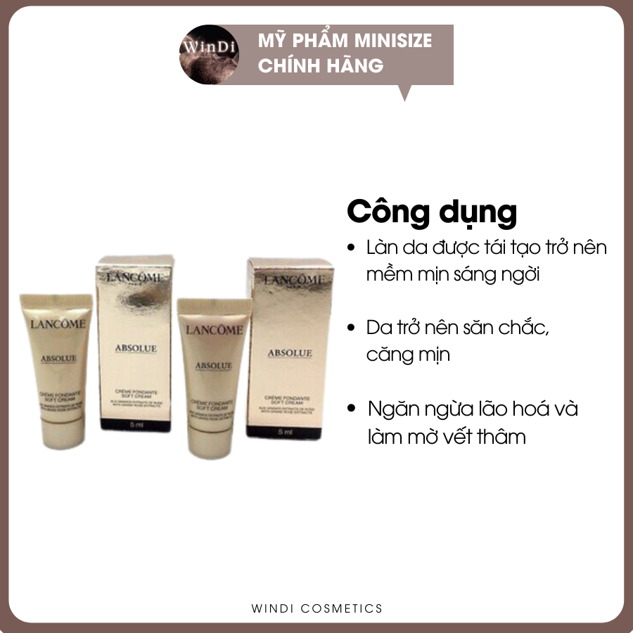 Kem dưỡng Lancome Absolue Creme mini 5ml