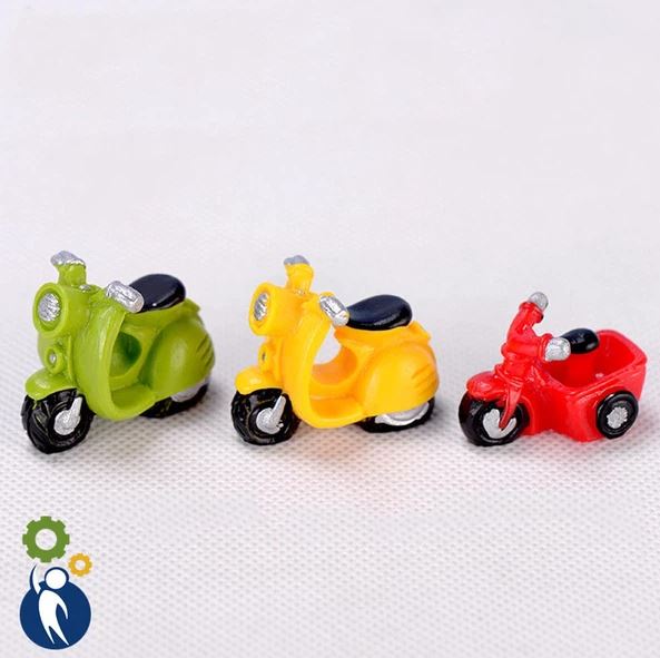 Xe Máy Mini nhiều màu sắc, Mô hình mini trang trí