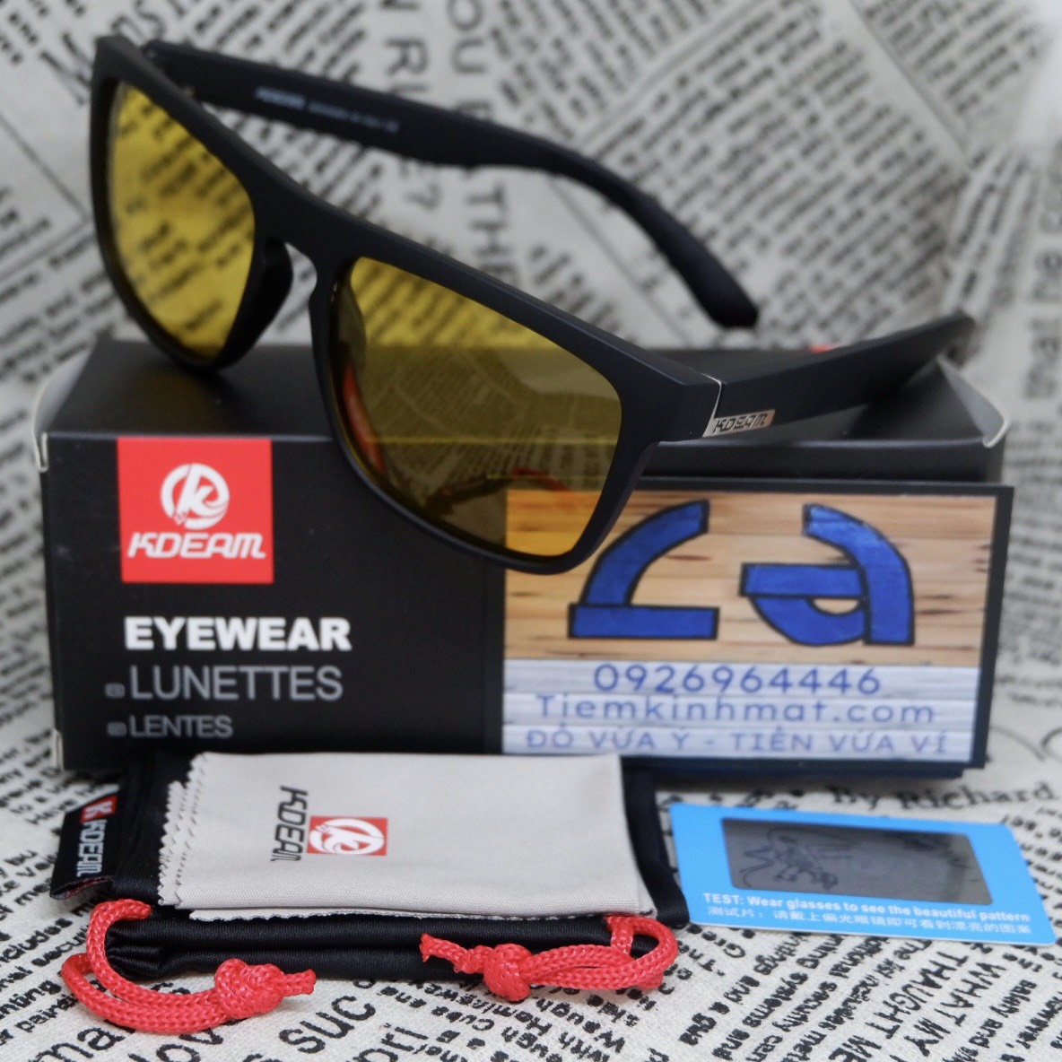 [Đi Đêm] [Polarized] Kính mát phân cực Kdeam