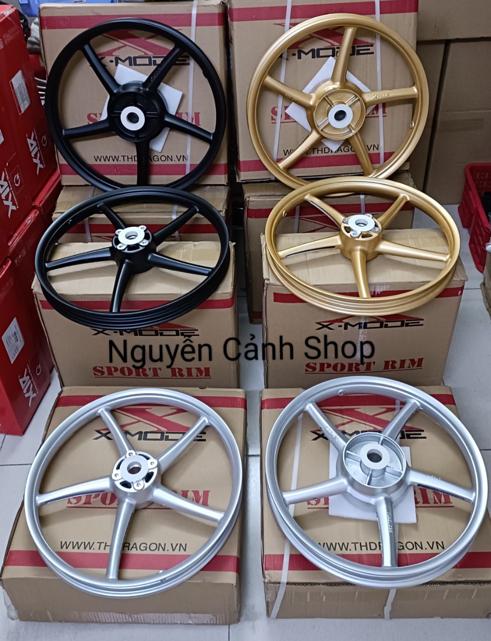 Cặp Mâm Wave Xmode 5 cây thắng đĩa 1.40.1.60.17