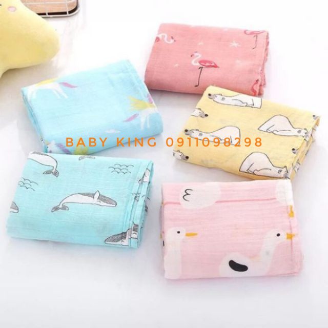 Khăn sợi tre ADEN & Anais KT 120*120cm