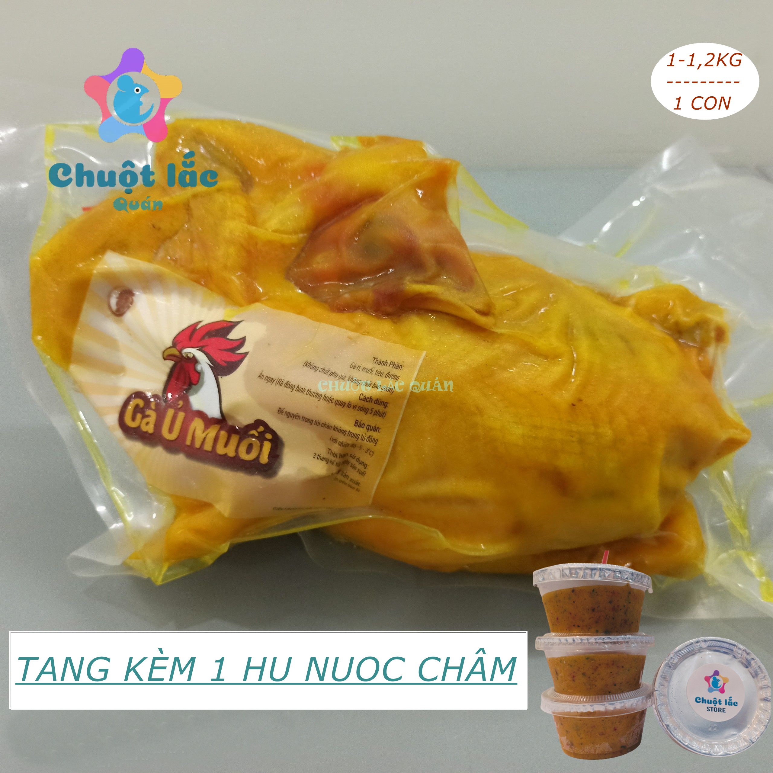 Hcm gà ủ muối nguyên con, gà ri ủ muối thái nguyên tặng kèm nước chấm đặc biệt