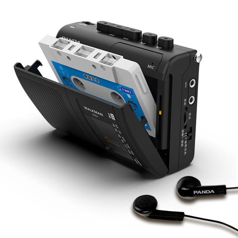 Portable Tape AM/FM Radio Retro Cassette Music Player Walkman Tape Recorders With Loudspeaker Support 3.5Mm Headphone Play