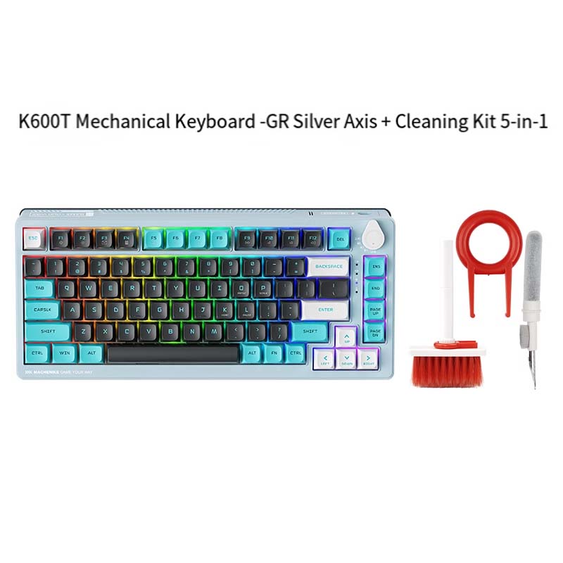 Machenike k600t tùy chỉnh Bàn Phím Cơ Gasket cấu trúc bluetooth không dây văn phòng IP co mang nhãn hiệu phiên bản