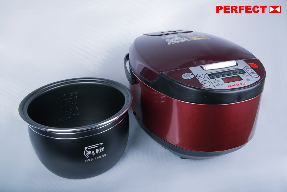 Nồi Cơm Điện Tử Lồng Niêu Perfect PF-C608 900W