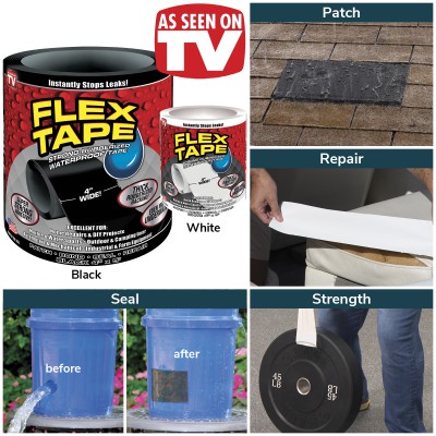 Super%20Strong%20Flex%20Plastic%20Patching%20WATERPROOF%20Tape%20Powerful%20Adhesive%20with%20a%20Thick,%20Flexible%20Rubberized%204"%20(Fwpt)%20-%20Image%204