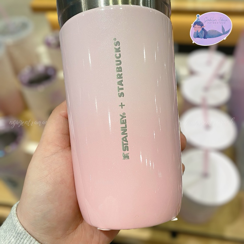 [Limited Stock] STARBUCKS BÌNH GIỮ NHIỆT SPRING PINK STANLEY 473ML