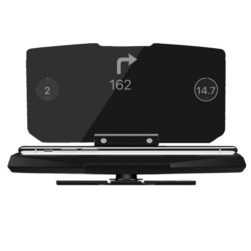 jiaoxing Car HUD Head Up Navigation Display Phone Holder Mount GPS Projector