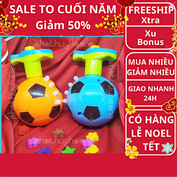 Con xoay quả bóng có đèn và nhạc vô cùng độc đáo - bóng quay vui nhộn - con quay - đồ chơi bóng xoay - Nguyễn Thùy Store