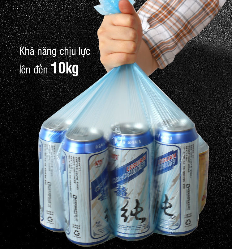 Combo 5 túi rác đen mini tự phân hủy dạng cuộn