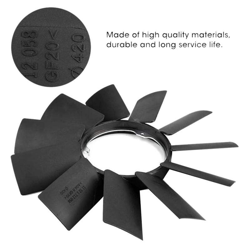 Engine Radiator Cooling Fan Blade for BMW Z3 E32 E34 E36 E39 E46 E53 11521712058