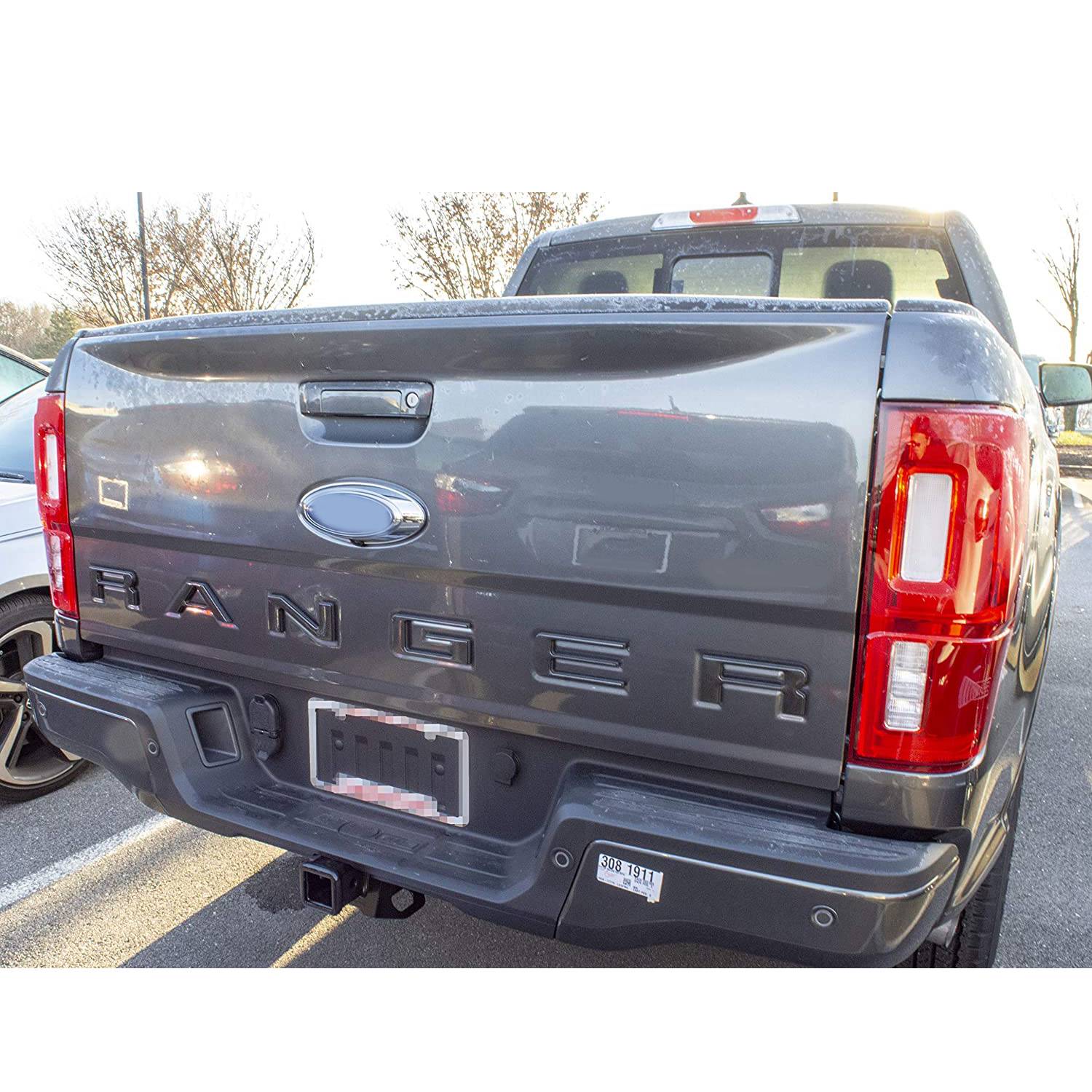 Tailgate Insert Letters for Ford Ranger 2019 2020, 3D Raised & Decals Letters, Tailgate Emblems